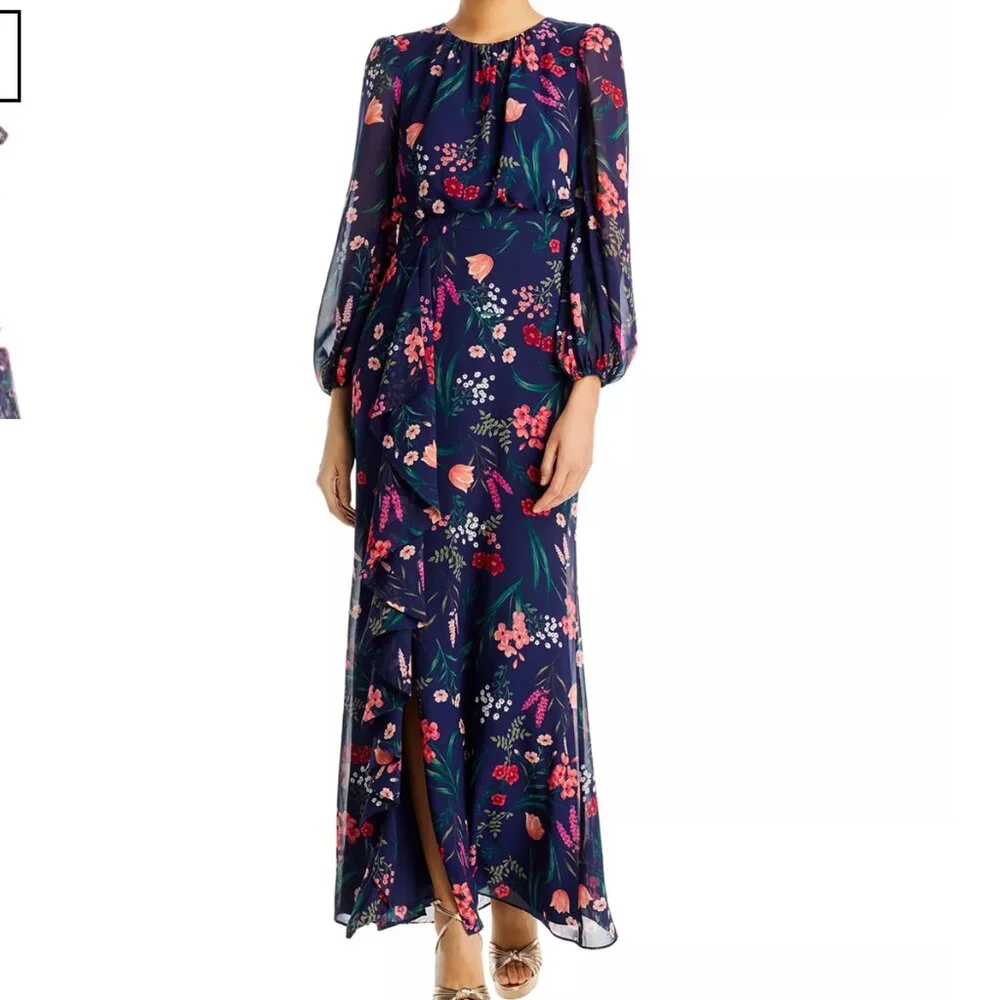 Eliza J Cascading Ruffle Maxi Dress - Picture 7 of 8
